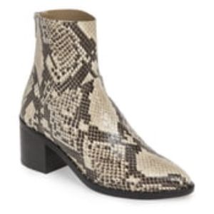 Treasure & Bond FAUX Snake Fern Bootie